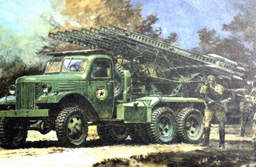 BM-13型自行火箭炮车