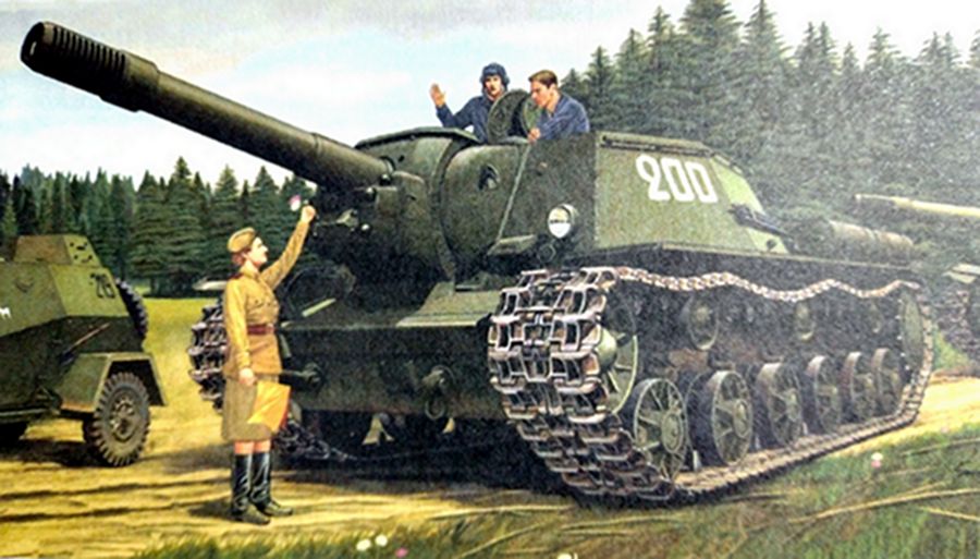 ISU-152型自行突击炮车