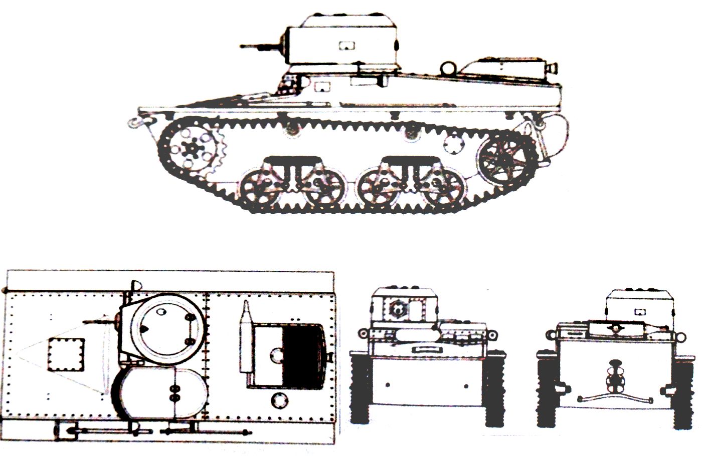 T-37A轻型两栖侦察坦克