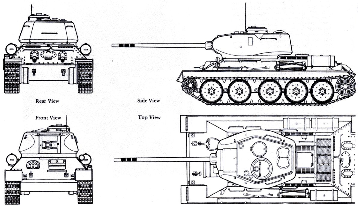 T-34/85中型坦克