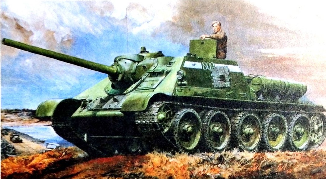 SU-100反坦克炮车