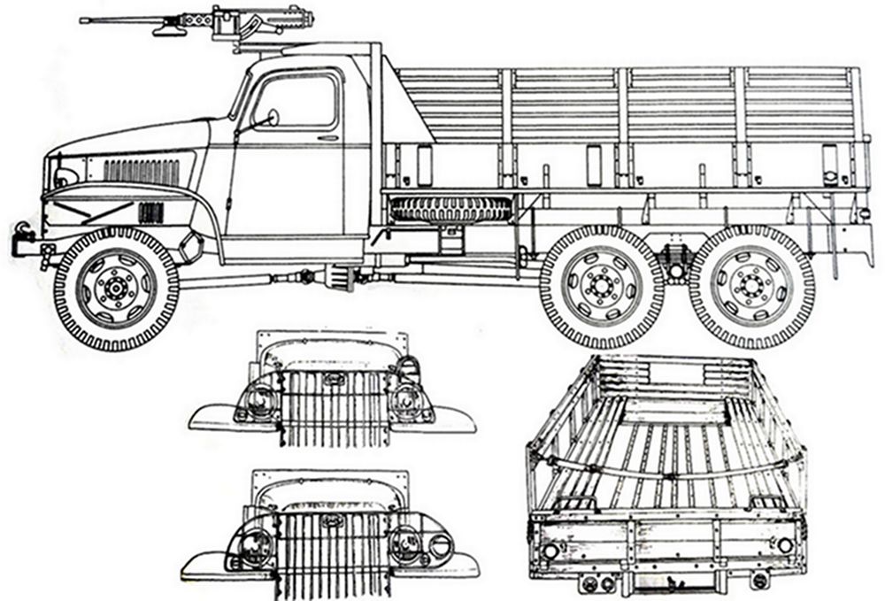 通用GMC CCKW 353A型军用卡车