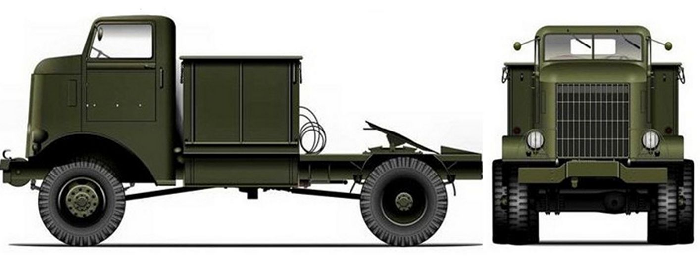 奥托卡 U-8144T舟桥军用拖车