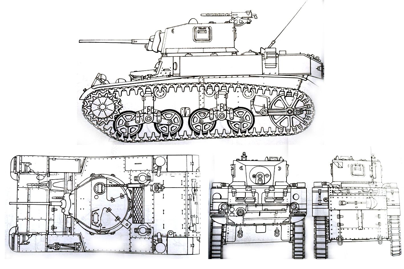 M3A1轻型坦克