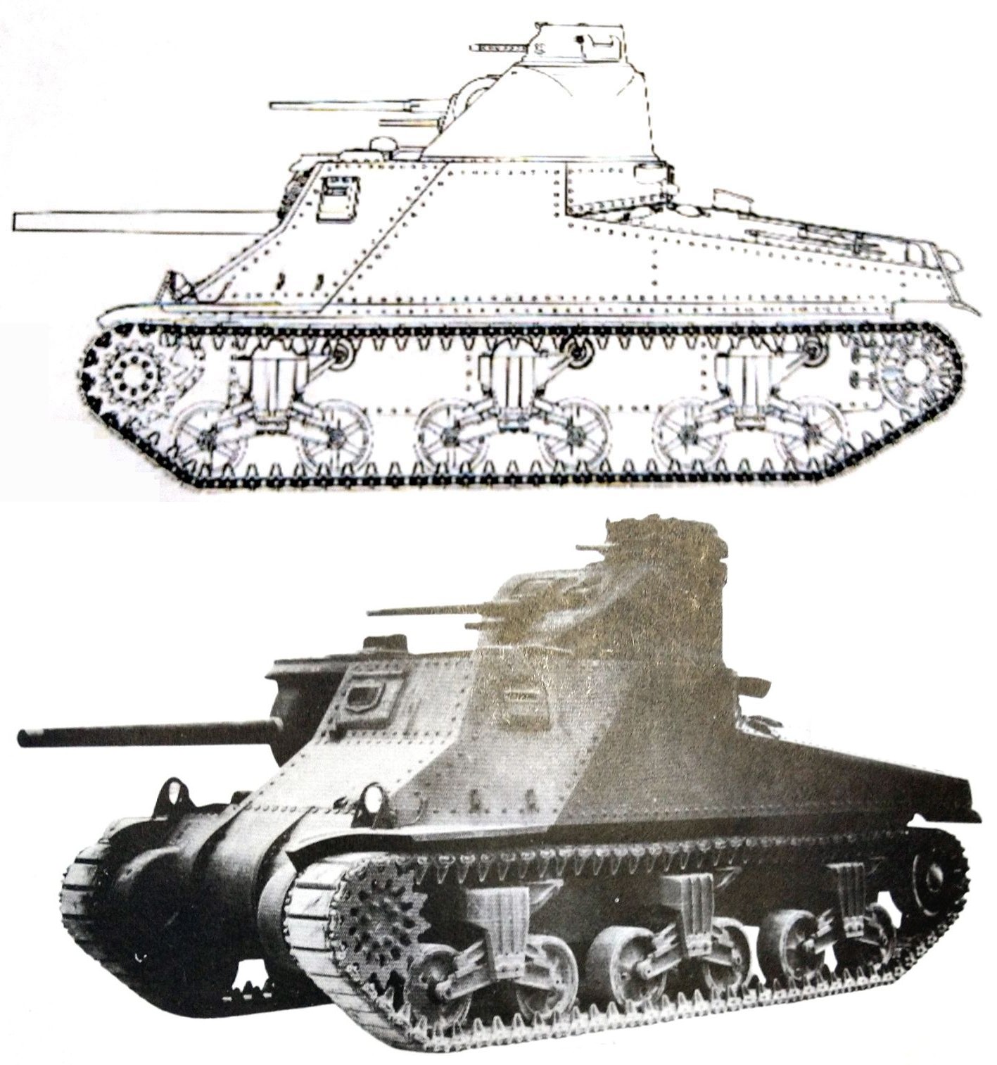 M3A4「格兰特/李」中型坦克