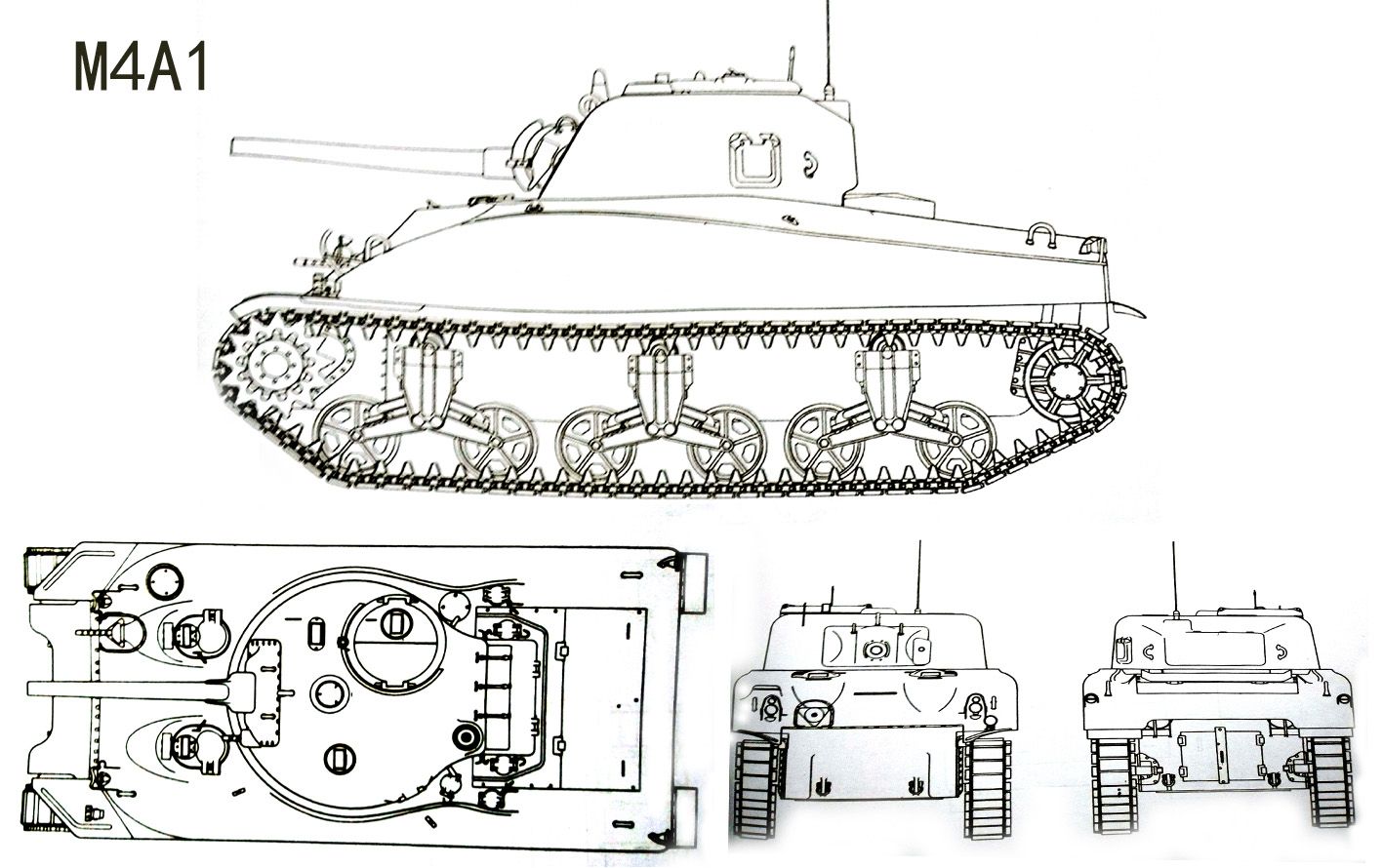 M4A1「谢尔曼Ⅱ」中型坦克