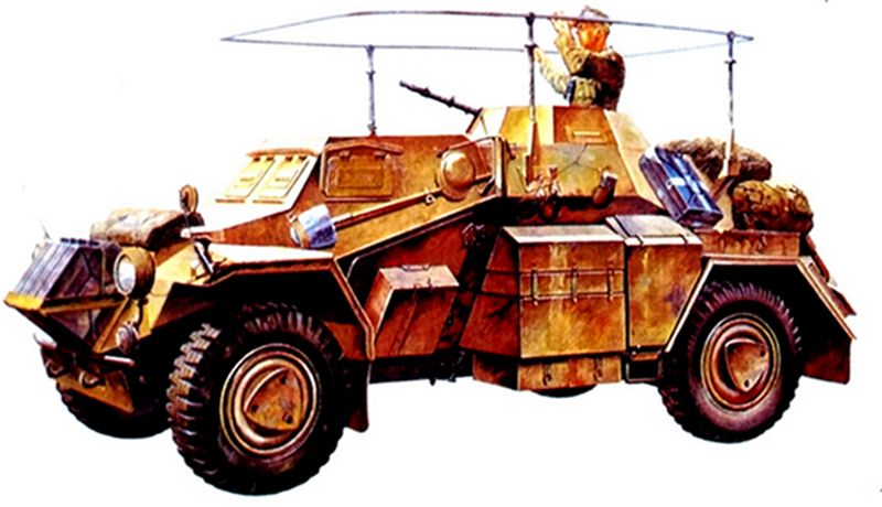 Sdkfz系列4轮装甲通讯车