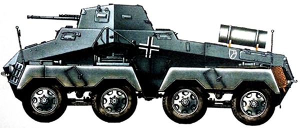 Sdkfz 231型轮式（8轮）装甲侦察车