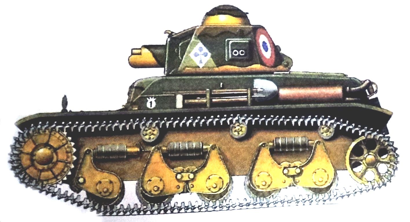 少战最终章中的法国战车(1）：索玛S-35骑兵坦克 - 知乎