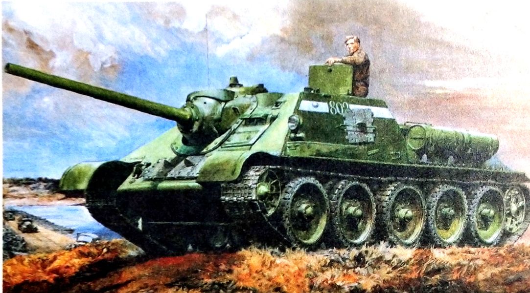 SU-100反坦克炮车