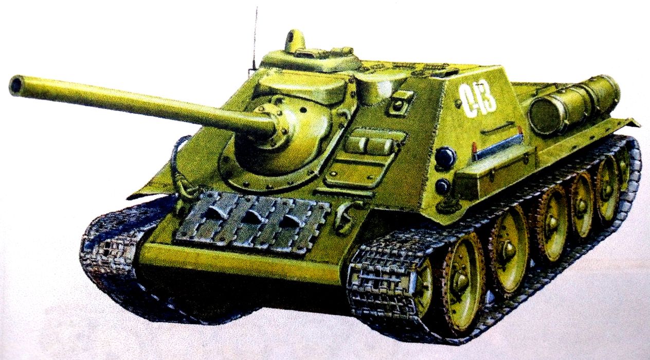 SU-85反坦克炮车