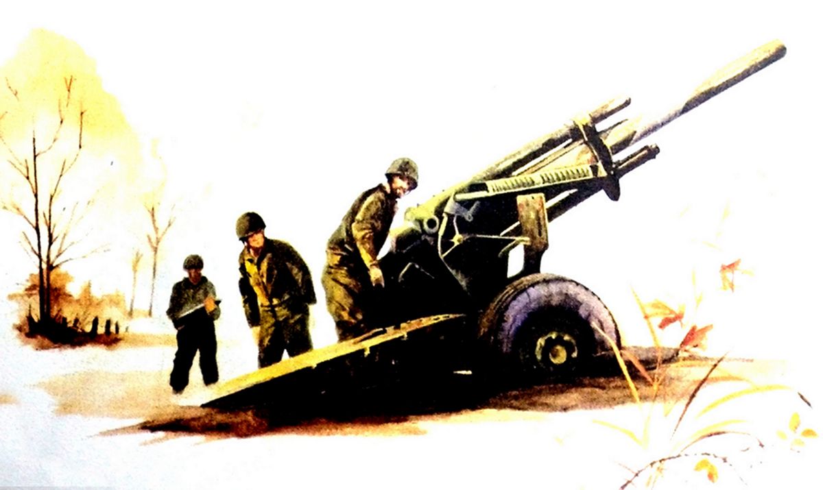 美军155mm榴弹炮
